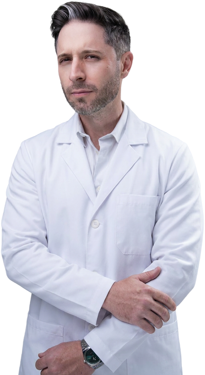 Dr. Lucas Zambellini de jaleco